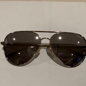 Versace Gold Frame Aviator Sunglasses